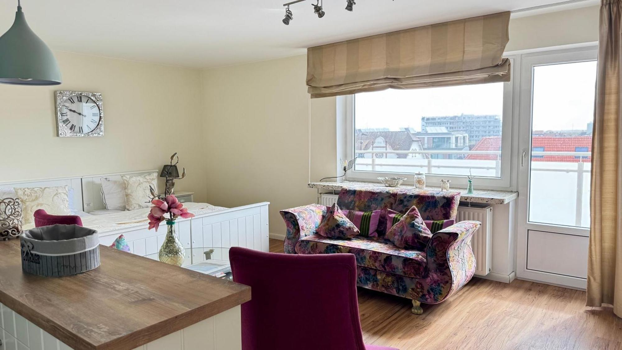 6-401, Extravagante Strandwohnung, Art Nouveau Meets Franzoesischen Landhausstil! 1Zimmer 베스터란트 외부 사진